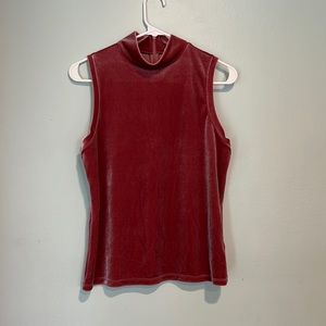 Gap Velvet Turtleneck Tank 0099